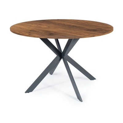 Стол обеденный SIGNAL TALIA II орех/черный 90